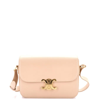 Celine Triomphe Shoulder Bag Smooth Calfskin Medium