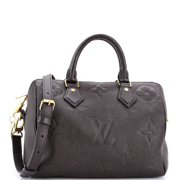 Louis Vuitton Speedy Bandouliere Bag Monogram Empreinte Giant 25