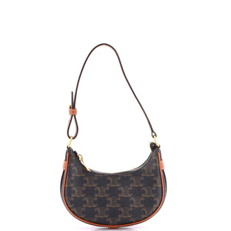 Celine Ava Bag Triomphe Coated Canvas Mini