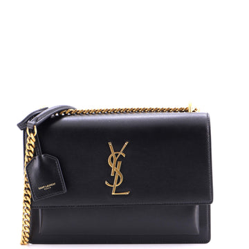 Saint Laurent Sunset Crossbody Bag Leather Medium
