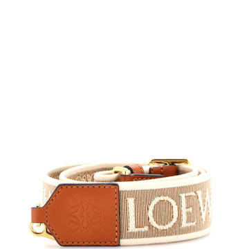 Loewe Anagram Shoulder Strap Jacquard With Leather
