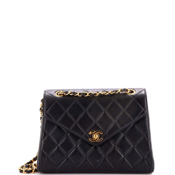 Chanel Vintage Envelope Flap Bag Quilted Lambskin Medium