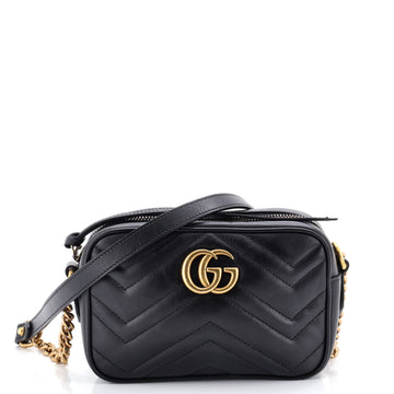 Gucci GG Marmont Shoulder Bag Matelasse Leather Mini