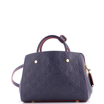Louis Vuitton Montaigne Handbag Monogram Empreinte Leather BB