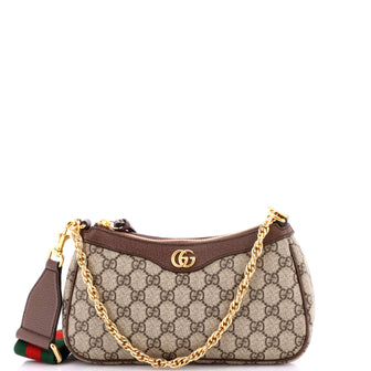 Gucci Ophidia Charm Shoulder Bag GG Coated Canvas Small