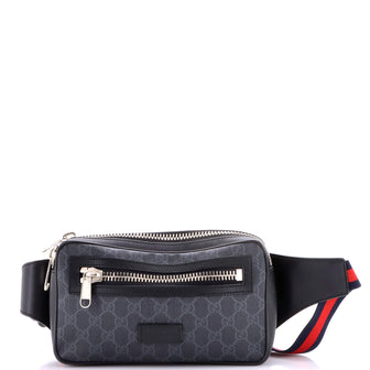 Gucci Soft Zip Belt Bag GG Coated Canvas Small