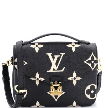 Louis Vuitton Pochette Metis Bicolor Monogram Empreinte Giant