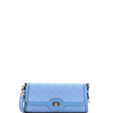 Gucci Luce Shoulder Bag GG Canvas with Leather Small