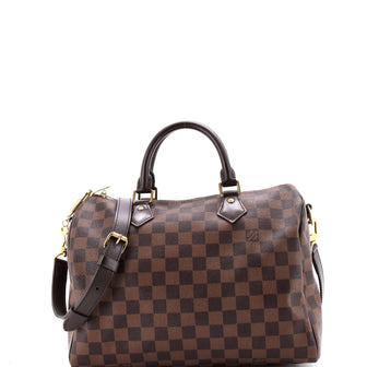Louis Vuitton Speedy Bandouliere Bag Damier 30