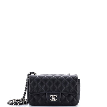 Chanel Classic Single Flap Bag Quilted Lambskin Mini