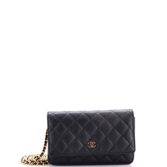 Chanel Wallet on Chain Quilted Caviar Mini