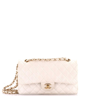 Chanel Classic Double Flap Bag Quilted Caviar Medium