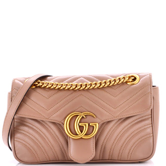 Gucci GG Marmont Flap Bag Matelasse Leather Medium
