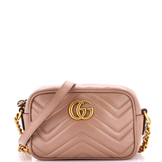 Gucci GG Marmont Shoulder Bag Matelasse Leather Mini