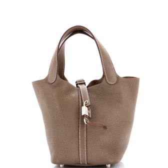 Hermes Picotin Lock Bag Clemence PM