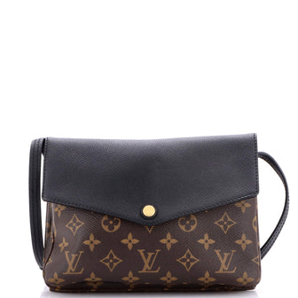 Louis Vuitton Twice Handbag Monogram Canvas and Leather
