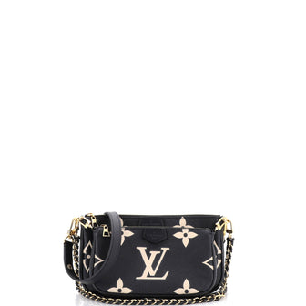 Louis Vuitton Multi Pochette Accessoires Bicolor Monogram Empreinte Giant
