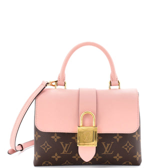 Louis Vuitton Locky Handbag Monogram Canvas with Leather BB