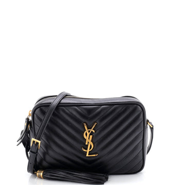 Saint Laurent Lou Camera Bag Matelasse Chevron Leather Small