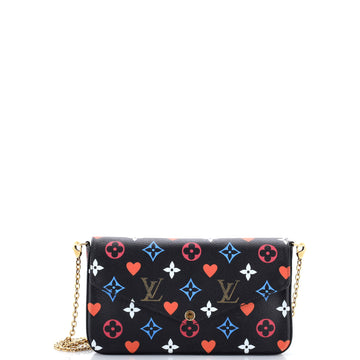 Louis Vuitton Felicie Pochette Limited Edition Game On Multicolor Monogram