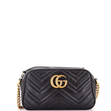 Gucci GG Marmont Shoulder Bag Matelasse Leather Small