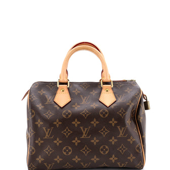 Louis Vuitton Speedy Handbag Monogram Canvas 25