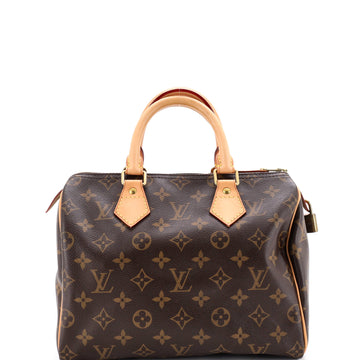 Louis Vuitton Speedy Handbag Monogram Canvas 25