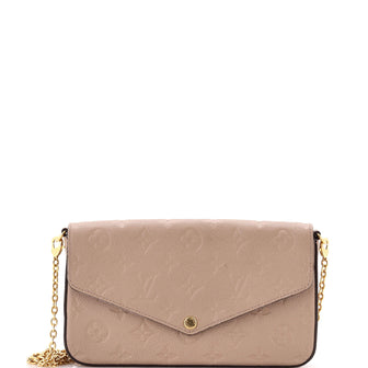 Louis Vuitton Felicie Pochette Monogram Empreinte Leather