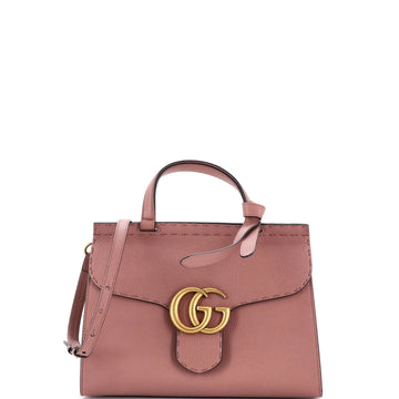 Gucci GG Marmont Top Handle Bag Leather Small