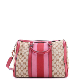Gucci Vintage Web Boston Bag GG Canvas Medium