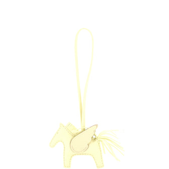 Hermes Monochrome Pegase Rodeo Bag Charm Leather PM