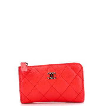 Chanel Key Pouch Quilted Caviar
