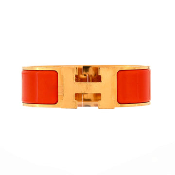 Hermes Clic H Bracelet Enamel Wide