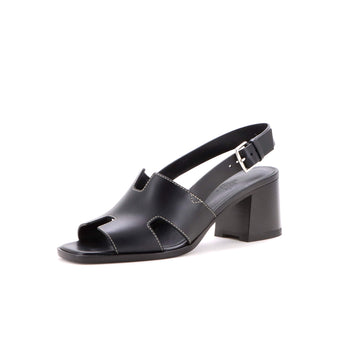 Hermes Women's Elbe Heeled Sandals Leather