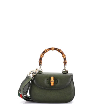 Gucci Bamboo 1947 Top Handle Bag Leather Small