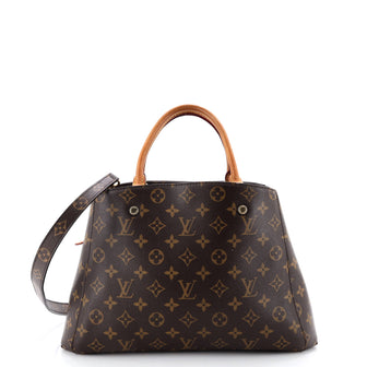 Louis Vuitton Montaigne Handbag Monogram Canvas MM