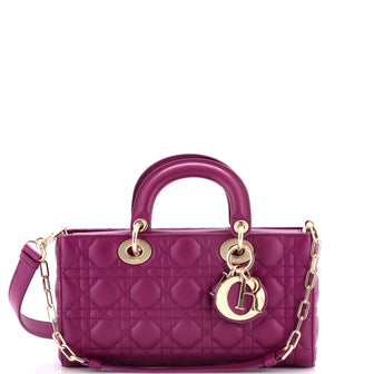 Christian Dior Lady D-Joy Bag Cannage Quilt Lambskin Small