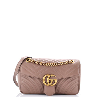 Gucci GG Marmont Flap Bag Matelasse Leather Small