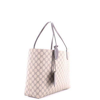 Gucci Reversible Tote GG Coated Canvas with Leather Medium