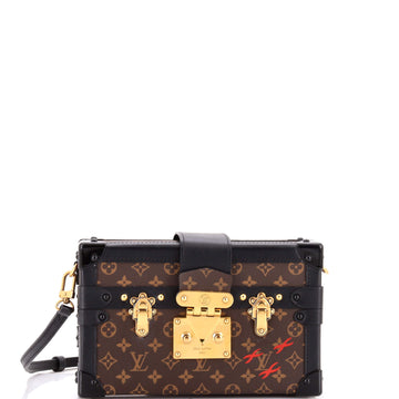 Louis Vuitton Petite Malle Handbag Monogram Canvas