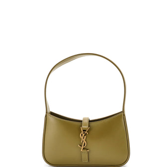 Saint Laurent Le 5 a 7 Hobo Leather Mini