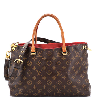 Louis Vuitton Pallas Tote Monogram Canvas with Leather