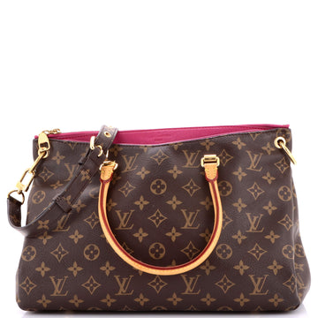 Louis Vuitton Pallas Tote Monogram Canvas with Leather