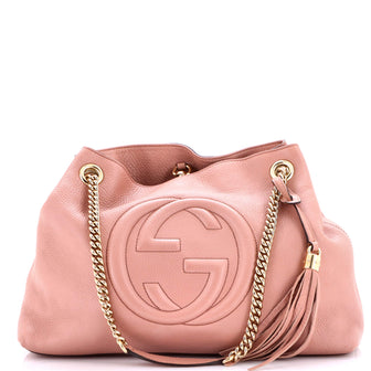 Gucci Soho Chain Strap Shoulder Bag Leather Medium