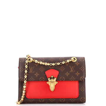 Louis Vuitton Victoire Handbag Monogram Canvas and Leather