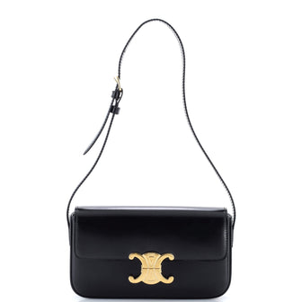 Celine Triomphe East-West Shoulder Bag Smooth Calfskin