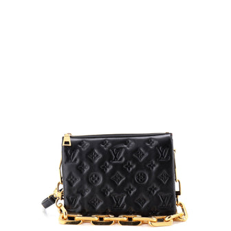 Louis Vuitton Coussin Bag Monogram Embossed Lambskin BB