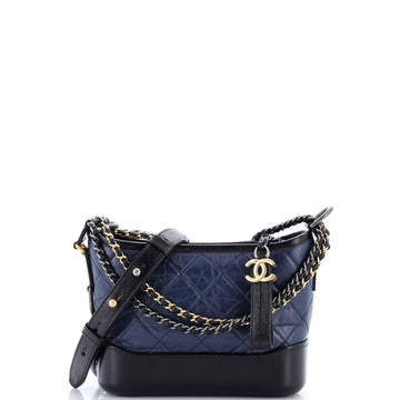 Chanel Gabrielle Hobo Quilted Aged Calfskin Small