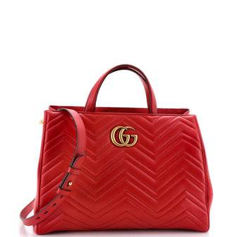 Gucci GG Marmont Tote Matelasse Leather Medium