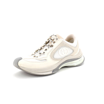 Gucci Women's Run Trainer Sneakers Technical Fabric and Suede